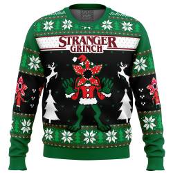 Demogorgon Stranger Grinch Stranger Things Ugly Christmas Sweater Perfect And Unique Gifts For Adults Kids On Christmas