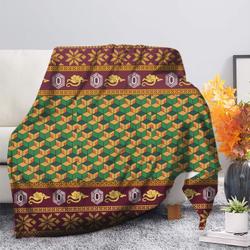 Anime Demon Slayer Tomioka Giyu Christmas Premium Fleece Sherpa Blanket Perfect Gifts For Family On Christmas