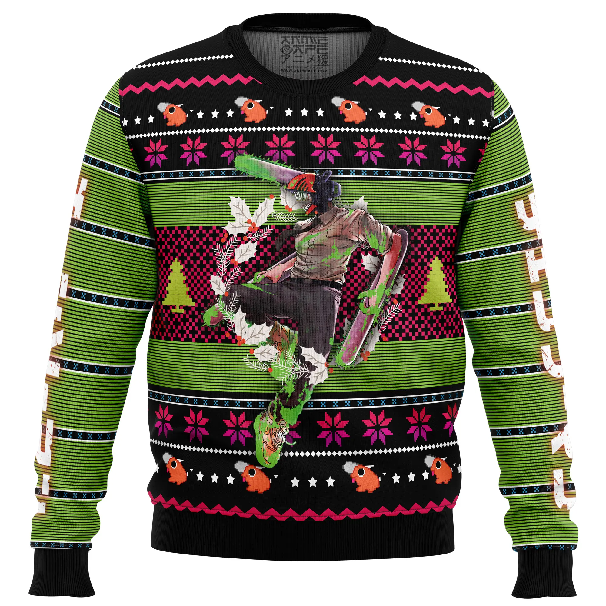 Denji Chainsaw Man Ugly Christmas Sweater Perfect And Unique Gifts For Adults Kids On Christmas