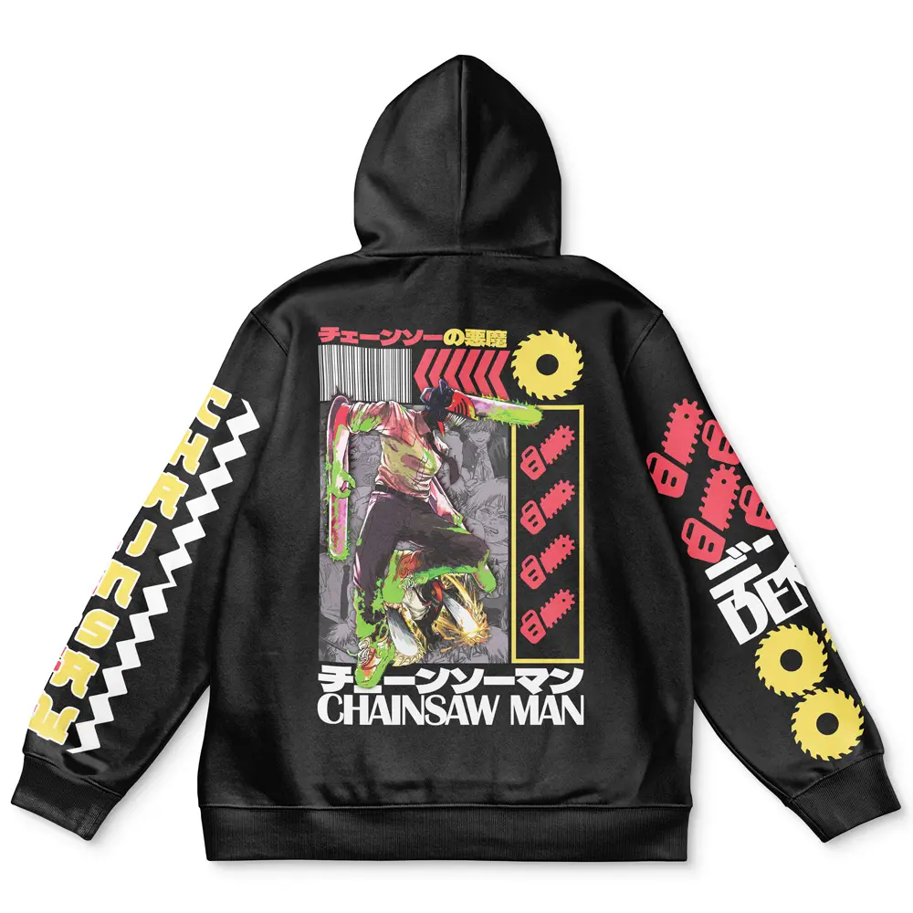 Anime Denji V3 Chainsaw Man Streetwear Hoodie Perfect And Unique Gifts For Otaku Anime Fans On Christmas