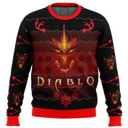 Diablo 3 Ugly Christmas Sweater Perfect And Unique Gifts For Adults Kids On Christmas Holiday