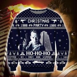 Die Hard Party 1988 Ho Ugly Christmas Sweater For Fans Perfect And Unique Gifts For Adults Kids On Christmas