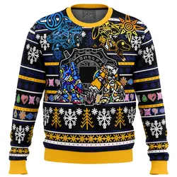 Digimon Ugly Christmas Sweater Perfect And Unique Gifts For Adults Kids On Christmas Holiday