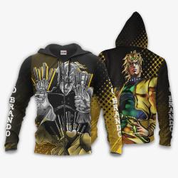 Anime Dio Brando Hoodie JJBAs Anime Jacket Perfect And Unique Gifts For Otaku Anime Fans On Christmas