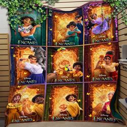 Movie Disney Encanto Mirabel Madrigal Fleece Sherpa Blanket Perfect Gifts For Family On Christmas