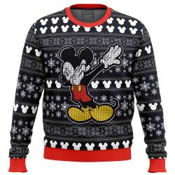 Disney Mickey Dabbing Ugly Christmas Sweater Perfect And Unique Gifts For Adults Kids On Christmas