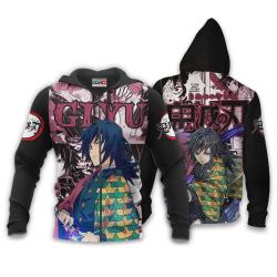 Anime Giyu Tomioka Hoodie Custom Anime Manga Style Perfect And Unique Gifts For Otaku Anime Fans On Christmas