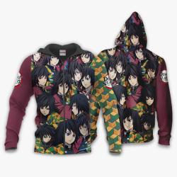 Anime Giyu Tomioka Hoodie Custom Anime Perfect And Unique Gifts For Otaku Anime Fans On Christmas