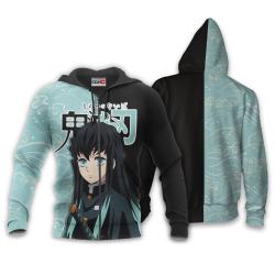 Anime Muichiro Tokito Hoodie Custom Anime Perfect And Unique Gifts For Otaku Anime Fans On Christmas