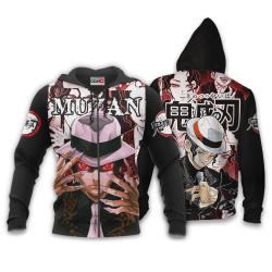 Anime Muzan Kibutsuji Hoodie Custom Anime Manga Style Perfect And Unique Gifts For Otaku Anime Fans On Christmas