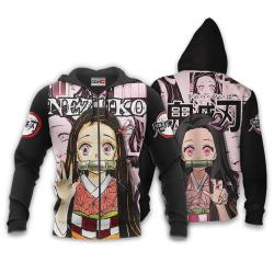 Anime Nezuko Hoodie Custom Anime Manga Style Perfect And Unique Gifts For Otaku Anime Fans On Christmas