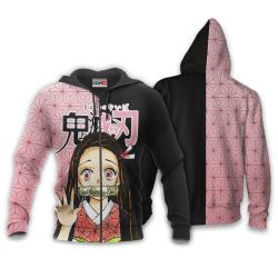 Anime Nezuko Kamado Hoodie Custom Anime Perfect And Unique Gifts For Otaku Anime Fans On Christmas