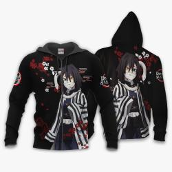 Anime Obanai Iguro Hoodie Custom Anime Japan Style Perfect And Unique Gifts For Otaku Anime Fans On Christmas