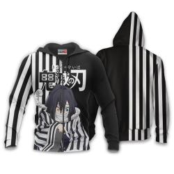 Anime Obanai Iguro Hoodie Custom Anime Perfect And Unique Gifts For Otaku Anime Fans On Christmas