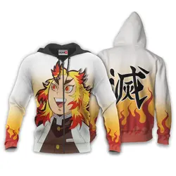 Anime Rengoku Hoodie Custom Anime Funny Style Perfect And Unique Gifts For Otaku Anime Fans On Christmas
