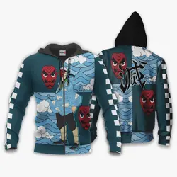 Anime Sakonji Urokodaki Hoodie Shirt Anime Zip Jacket Perfect And Unique Gifts For Otaku Anime Fans On Christmas