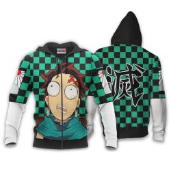Anime Tanjiro Hoodie Custom Anime Perfect And Unique Gifts For Otaku Anime Fans On Christmas