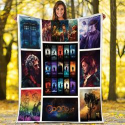 Movie Doctor Who Fleece Clara Oswald Twelfth Quilt Fleece Sherpa Blanket Perfect Gifts For Family On Christmas