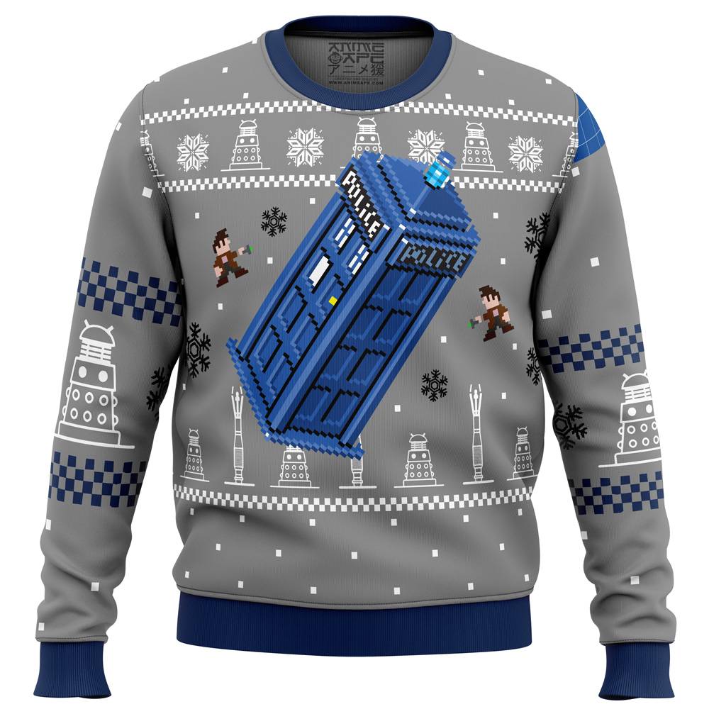 Doctor Who Ugly Christmas Sweater Perfect And Unique Gifts For Adults Kids On Christmas Holiday