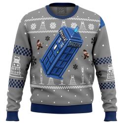 Doctor Who Ugly Christmas Sweater Perfect And Unique Gifts For Adults Kids On Christmas Holiday