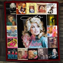 Dolly Parton Quilt Fleece Sherpa Blanket Perfect And Unique Gifts For Family On Christmas Holiday
