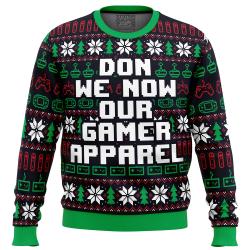 Don We Now Our Gamer Ugly Christmas Sweater Perfect And Unique Gifts For Adults Kids On Christmas