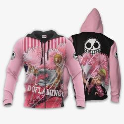 Anime Donquixote Doflamingo Hoodie Anime Shirt Jacket Perfect And Unique Gifts For Otaku Anime Fans On Christmas