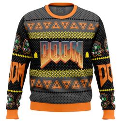 Doom Ugly Christmas Sweater Perfect And Unique Gifts For Adults Kids On Christmas Holiday