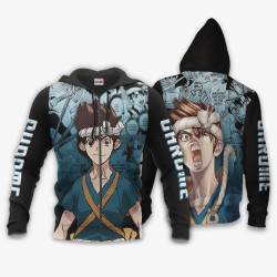 Anime Dr Stone Chrome Hoodie Shirts Anime Jacket Perfect And Unique Gifts For Otaku Anime Fans On Christmas