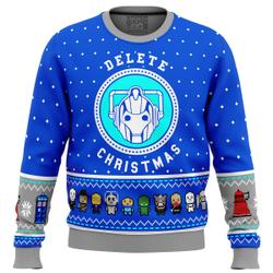 Dr Who Dalek Ugly Christmas Sweater Perfect And Unique Gifts For Adults Kids On Christmas Holiday