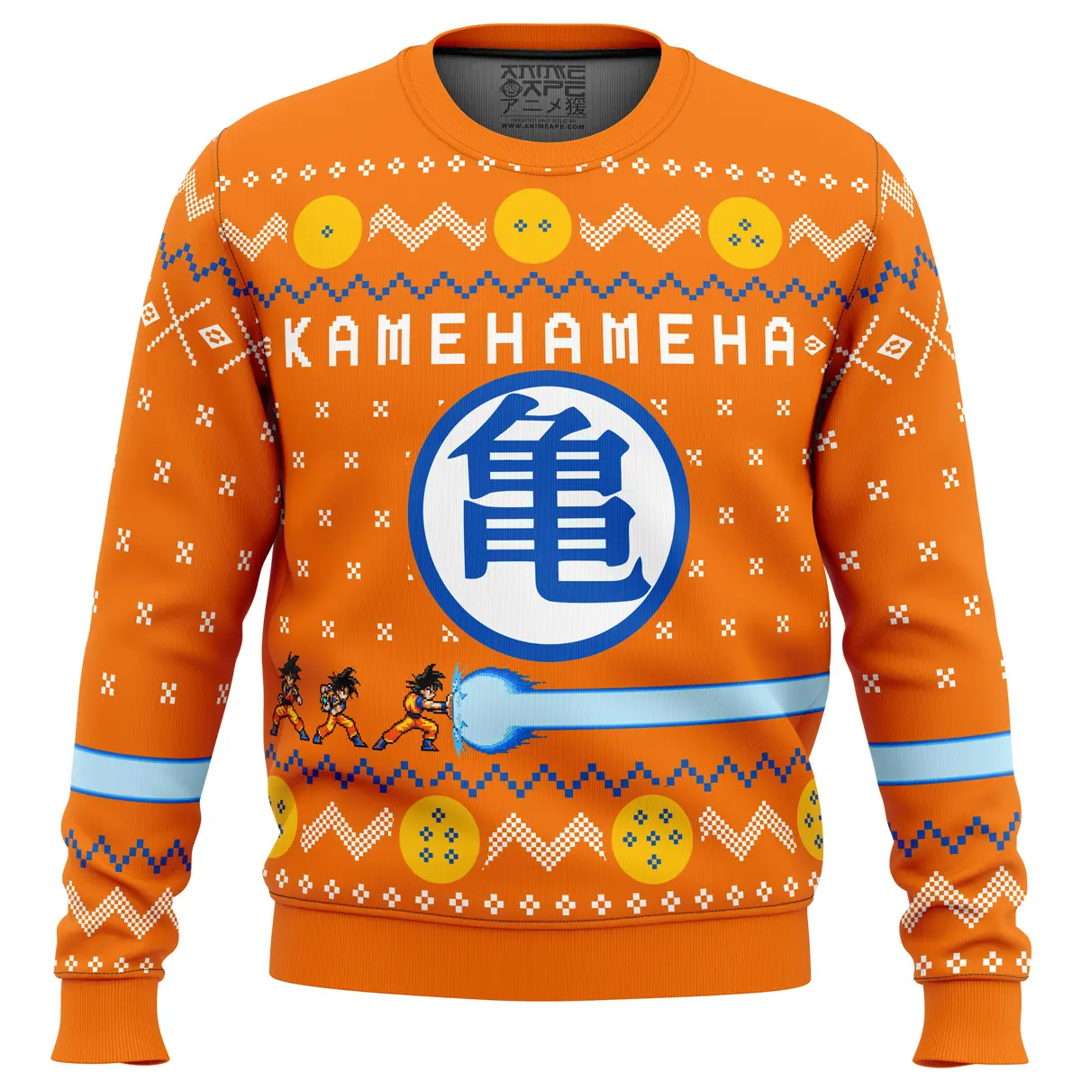 Dragon Ball Z Kamehameha Ugly Christmas Sweater Perfect And Unique Gifts For Adults Kids On Christmas