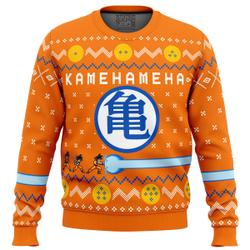 Dragon Ball Z Kamehameha Ugly Christmas Sweater Perfect And Unique Gifts For Adults Kids On Christmas