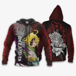 Anime Dragon's Sin of Wrath Meliodas Hoodie Seven Deadly Sins Anime Shirt Perfect And Unique Gifts For Otaku On Christmas