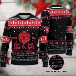 Dragon Ugly Christmas Sweater Unisex Knit Wool Perfect And Unique Gifts For Adults Kids On Christmas