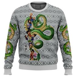 Dragonball Z Play with the Dragon Ugly Christmas Sweater Perfect And Unique Gifts For Adults Kids On Christmas