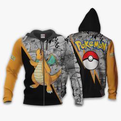 Anime Dragonite Hoodie Custom Anime Mix Manga Perfect And Unique Gifts For Otaku Anime Fans On Christmas