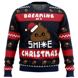 Dreaming Christmas Shite Christmas Ugly Christmas Sweater Perfect And Unique Gifts For Adults Kids On Christmas