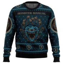 Dungeons Dragons Monster Manual Ugly Christmas Sweater Perfect And Unique Gifts For Adults Kids On Christmas