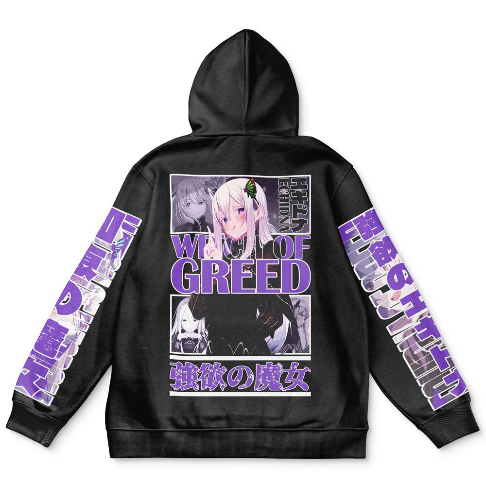 Anime Echidna Re: Zero Streetwear Hoodie Perfect And Unique Gifts For Otaku Anime Fans On Christmas