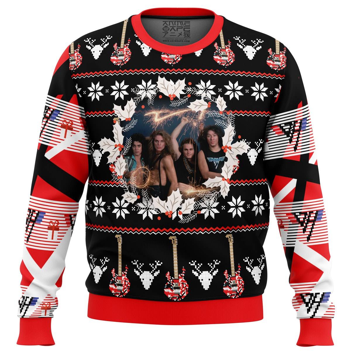 Eddie Van Halen Ugly Christmas Sweater Perfect And Unique Gifts For Adults Kids On Christmas