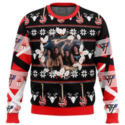 Eddie Van Halen Ugly Christmas Sweater Perfect And Unique Gifts For Adults Kids On Christmas