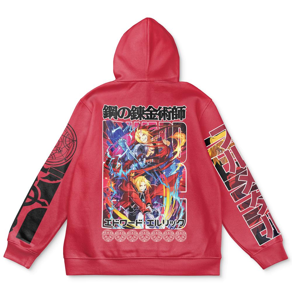 Anime Edward Elric Fullmetal Alchemist Streetwear Hoodie Perfect And Unique Gifts For Otaku Anime Fans On Christmas