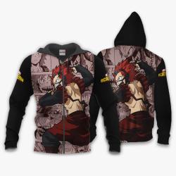 Anime Eijirou Kirishima Hoodie Custom Anime Manga Style Perfect And Unique Gifts For Otaku Anime Fans On Christmas