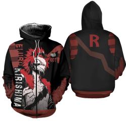 Anime Eijirou Red Riot Shirt Anime Hoodie Sweater Perfect And Unique Gifts For Otaku Anime Fans On Christmas