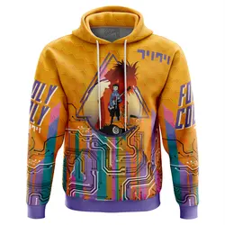 Anime Electric FLCL Hoodie Sweater Perfect And Unique Gifts For Otaku Anime Fans On Christmas