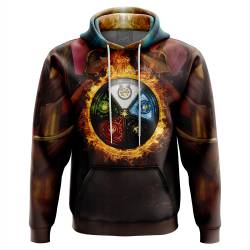 Anime Elements of Magic the Gathering Hoodie Perfect And Unique Gifts For Otaku Anime Fans On Christmas