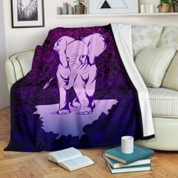 Animal Elephant Premium Fleece Sherpa Blanket 5 Perfect And Unique Gifts For Family On Christmas Holiday