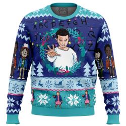 Eleven Stranger Things Ugly Christmas Sweater Perfect And Unique Gifts For Adults Kids On Christmas