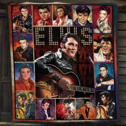 Music Elvis Presley Rock And Roll Music Fans Fleece Sherpa Blanket Perfect Gifts For Family On Christmas