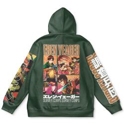 Anime Eren Yeager Attack on Titan Streetwear Hoodie Perfect And Unique Gifts For Otaku Anime Fans On Christmas